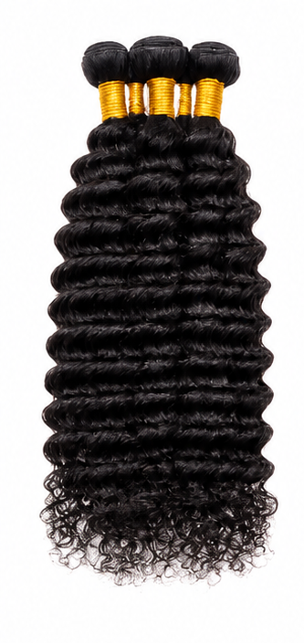 HK hair Deep wave 12A virgin human hair bundles
